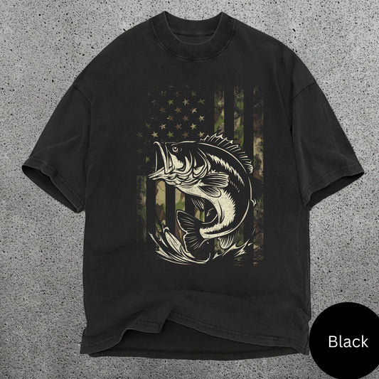 American Flag Fish T-Shirt