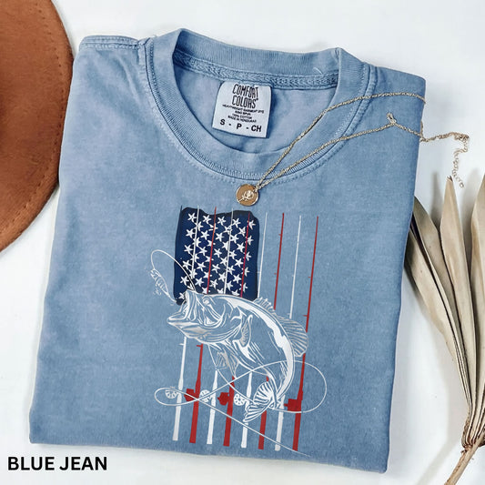 American Flag Fish T-Shirt