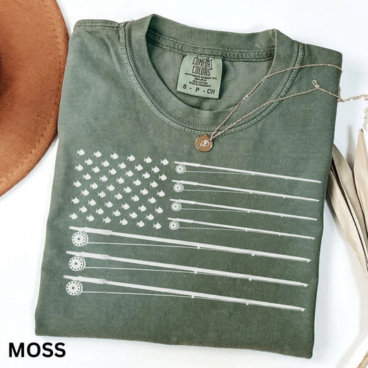 American Flag Fish T-Shirt