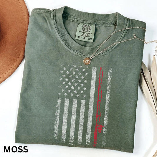 American Flag Fish T-Shirt